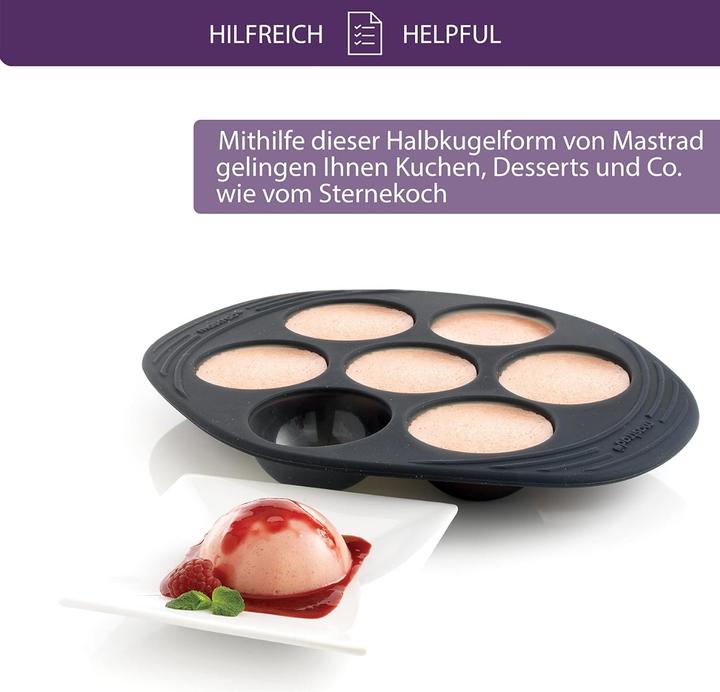 Produktbild Mastrad Halbkugel-Backform Silikon