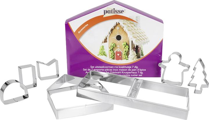 Image du produit Patisse Set d'emporte-pièces Maison croustillante 7t.