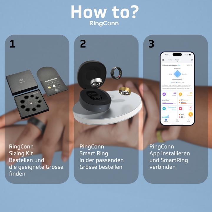 Image du produit RingConn Smart Ring (Gen1) (11, Or pâle)