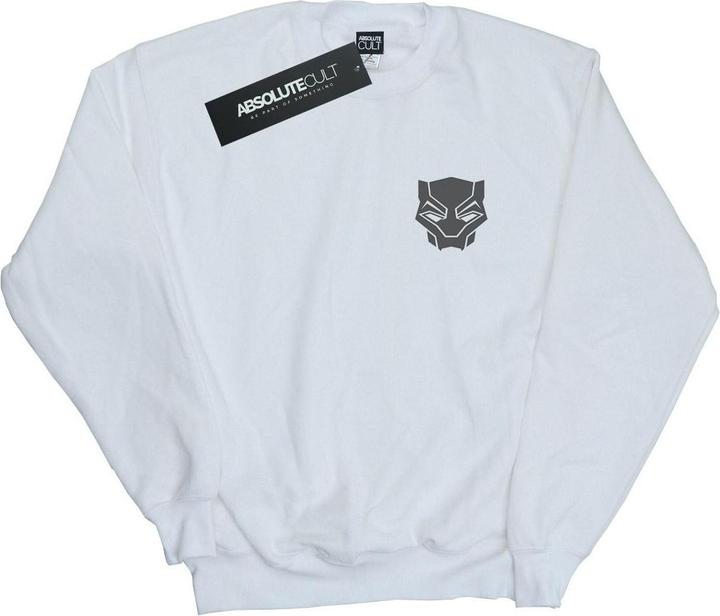 Image du produit Mens Black Panther Black on Black Chest Print Cotton Sweatshirt (M)