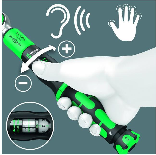 Productafbeelding Wera Safe-Torque A1 Set (1/4", 2 Nm, 12 Nm)