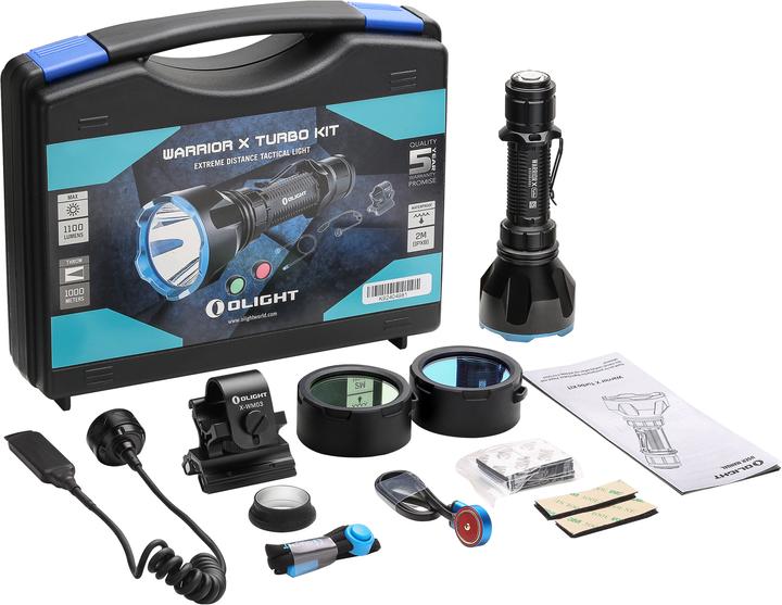 Actual product image Olight Warrior X Turbo Kit (15.70 cm, 1100 lm)