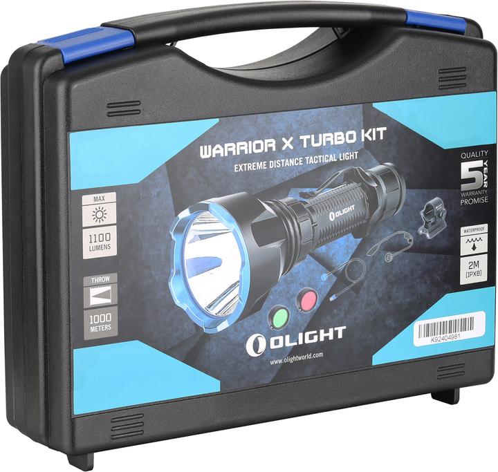 Actual product image Olight Warrior X Turbo Kit (15.70 cm, 1100 lm)