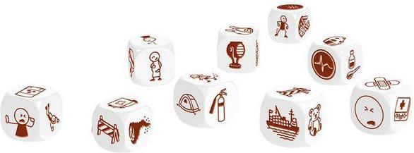 Actual product image Asmodée Dice game Rory's Story Cubes Heroes (German, French, Italian)