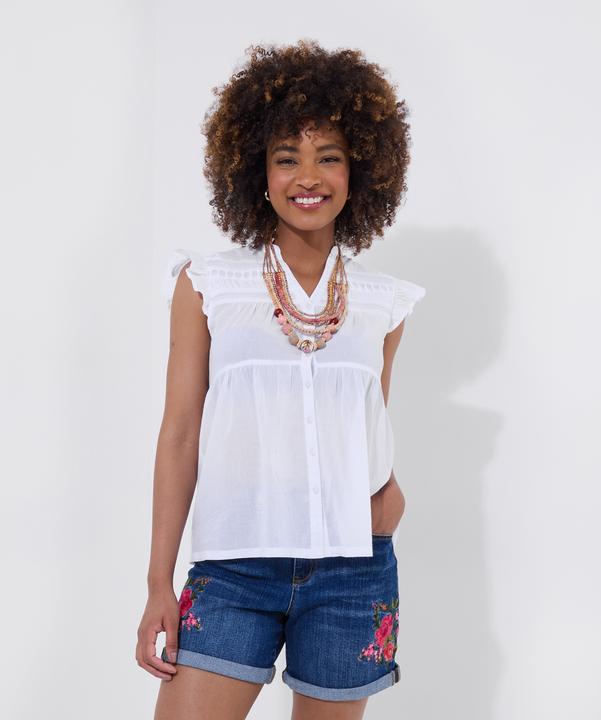 Produktbild Joe Browns Pintuck Mandarin Collar Blouse (16)