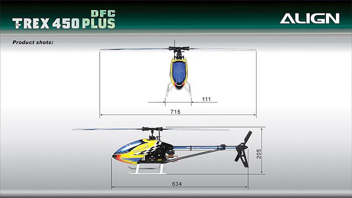Produktbild Align T-REX 450 PLUS DFC Combo(DC Charger) RTF