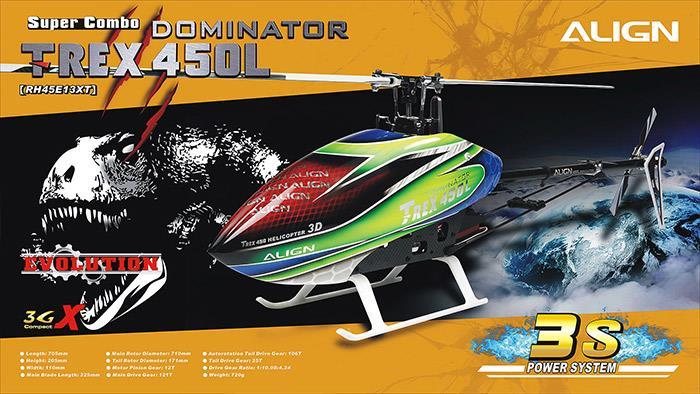 Produktbild Align T-REX 450L Dominator Super Combo (3S)