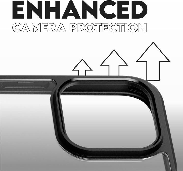 Produktbild PanzerGlass CARE by ® Flagship Case Transparent Urban Combat m. Schwarz Rahmen & MagSafe iPhone '24 6 (Apple iPhone 16 Pro Max)