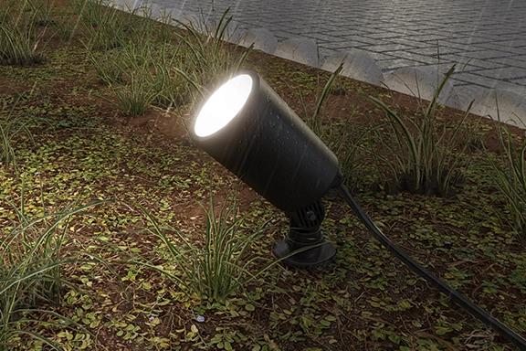 Productafbeelding Hama WLAN tuinlamp incl. grondspies, waterdicht, gekleurd, dimbaar (450 lm, IP65)