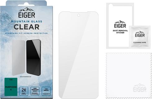 Immagine prodotto Eiger Display-Glas Standard Fit Mountain Glass Clear (1 Pezzo/i, Fairphone (Gen. 6))