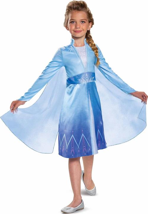 Produktbild Disguise Classic Costume - Elsa Traveling Dress (116 cm) (129979L) (116, 122, 110 C, 120 C, 115 C)