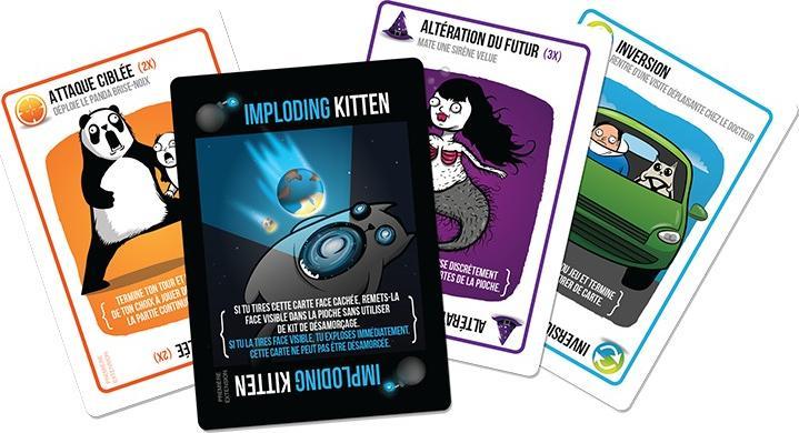 Actual product image Asmodée Exploding Kittens- Imploding Kittens (French)