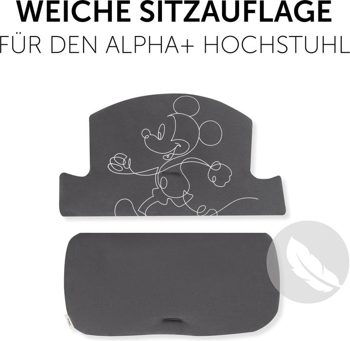Produktbild Hauck Highchair Pad Select Mickey Mouse Anthracite