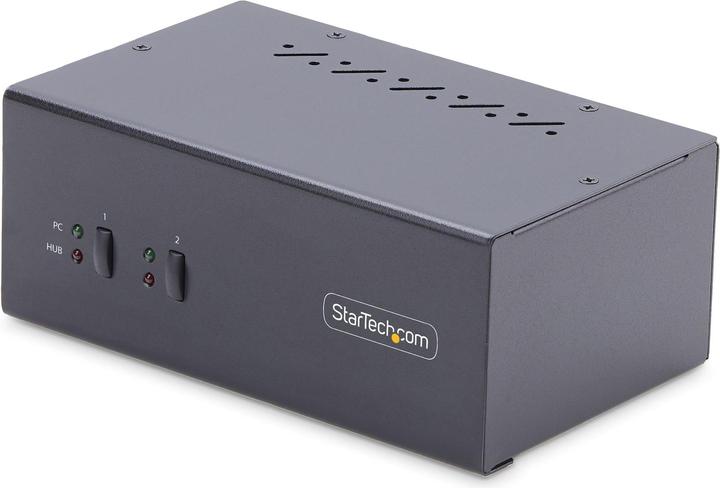 Actual product image StarTech COM 2-Port KVM Switch Dual Monitor DisplayPort 4K 60Hz 2x USB 3.0 2x USB 2.0 Hotkey/Printing