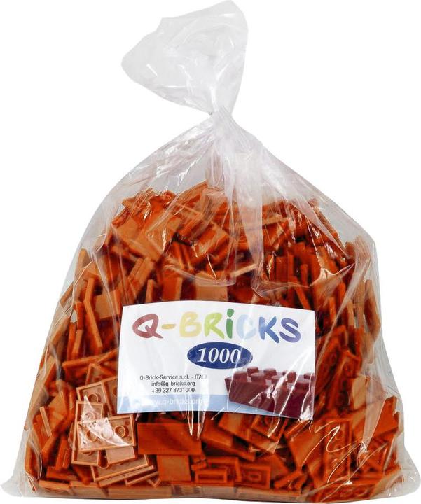 Q-Bricks Bausteine Reinorange