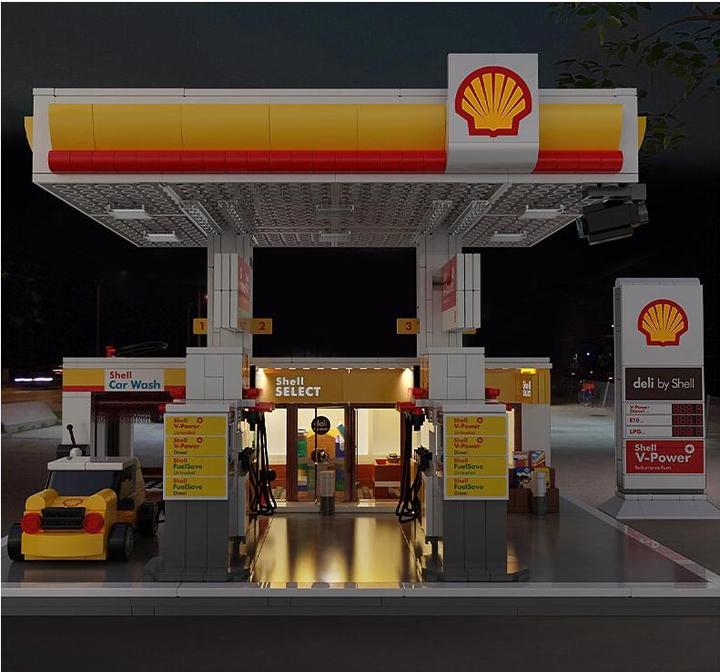 Produktbild Cada Shell Tankstelle mit Shop und Waschanlage Bricks