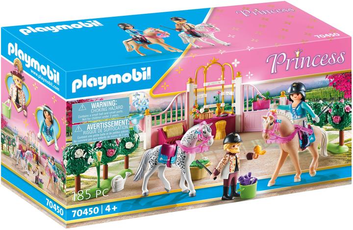 Produktbild Playmobil Reitunterricht im Pferdestall (70450, Playmobil Princess)
