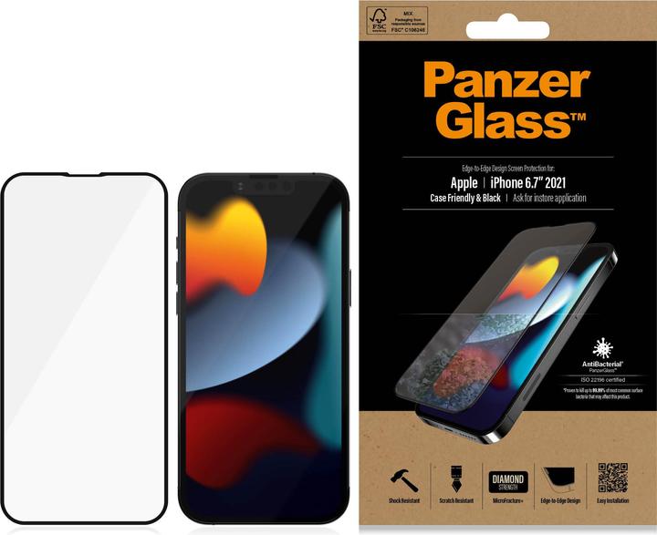 Produktbild PanzerGlass Displayschutz (1 Stück, Apple iPhone 13 Pro Max)