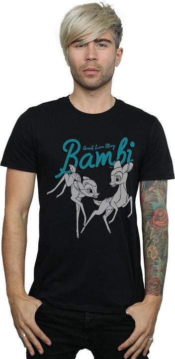 Actual product image Disney Mens Bambi Great Love Story T-Shirt (S)