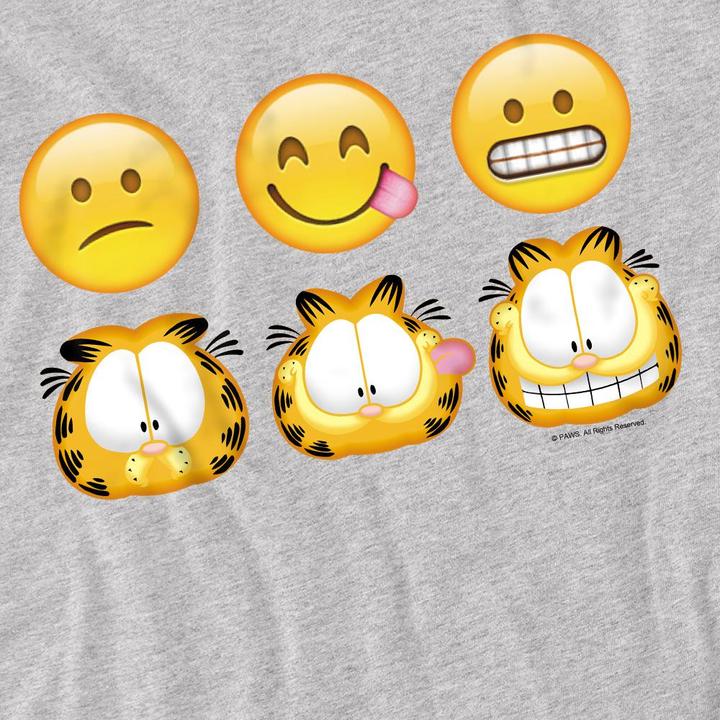 Immagine prodotto Garfield Maglietta Emoji Uomo (XL)