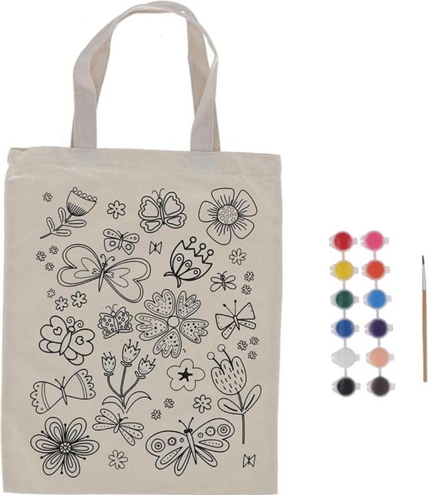 Actual product image Esschert Design Colouring bag "Flowers"