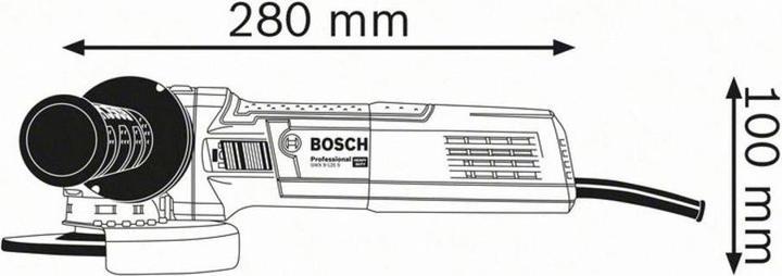 Actual product image Bosch Professional GWX 9-125 S 230V XLock Angle Grinder EU (125 mm)