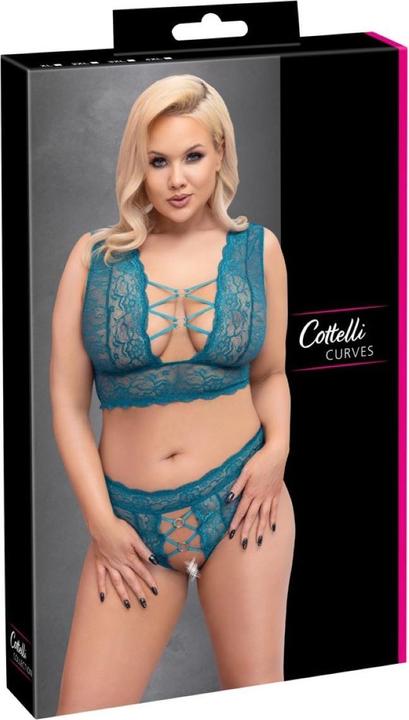 Cottelli Collection Bra Set teal 3XL (3XL)