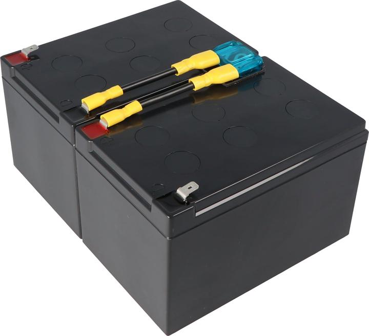 Actual product image CSB Akku passend für APC Ersatzbatterie Nr. 6 APC-RBC6, SCD6 Ersatzbatterie vormontiert mit Kabel un