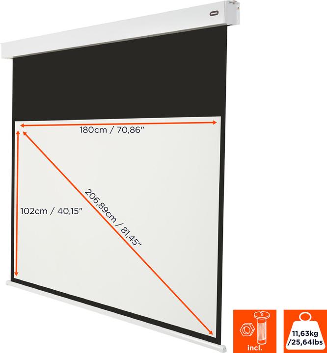 Actual product image Celexon V2.0 Battery Professional Plus 180 x 102 cm Motorised Screen (70.87", 16:9)