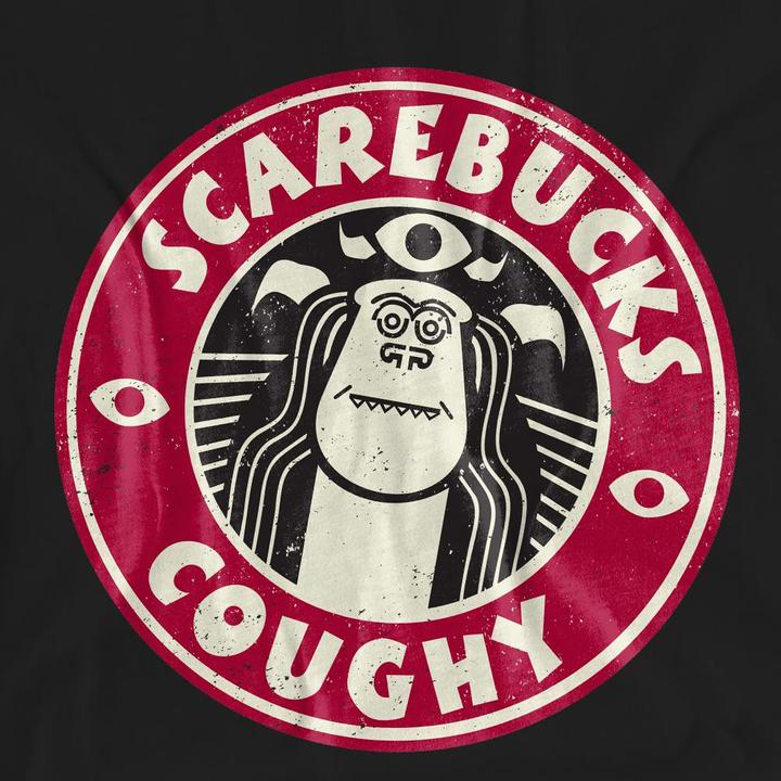 Immagine prodotto Monsters at Work Scarebucks Coughy Maglietta Adulto Unisex (XXL)