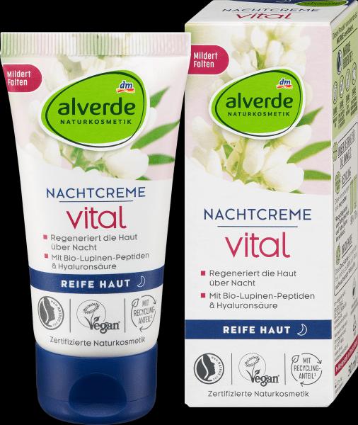 Image du produit dm alverde Crème de nuit Vital Peptides de lupin bio (Crème de nuit)