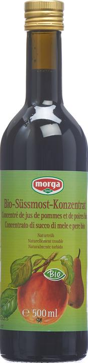 Produktbild Morga Süssmost Konzentrat Bio (1 Stück, Flüssigkeit, 1061 g)