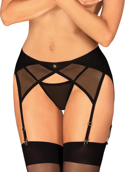 Immagine prodotto Obsessive Nesari Strumpfband Schwarz (XS, S)