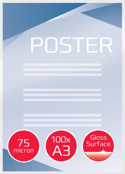 Actual product image GBC Laminating film (A3, 100 Piece, 75 µm)