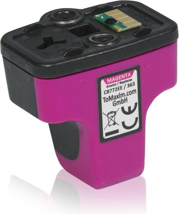 Actual product image Inkadoo Printer cartridges compatible with HP C8772EE / 363 ink cartridge, magenta magenta (M)