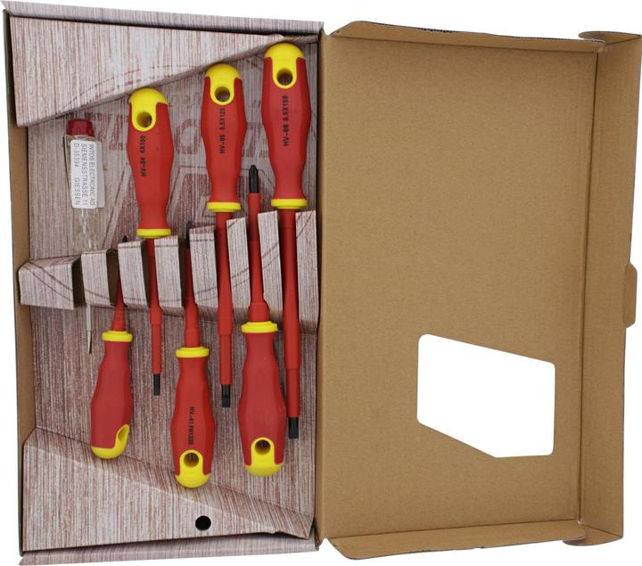 Immagine prodotto Intertech Set di cacciaviti, 7 pezzi, incluso tester per la tensione