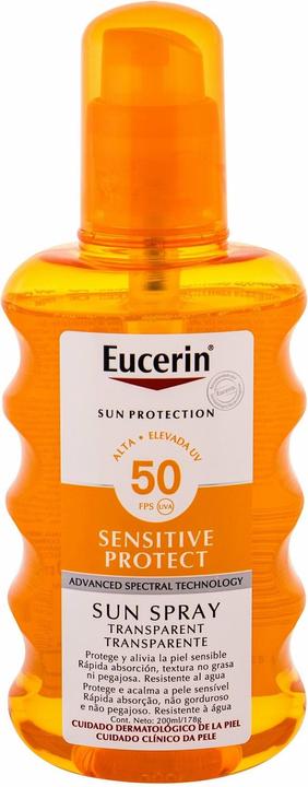 Image du produit Eucerin Spray solaire transparent Spf50 200ml (Spray solaire, SPF 50, 200 ml)