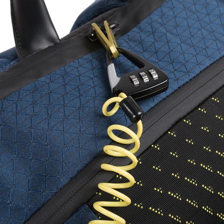 Produktbild Piquadro Laptoprucksack mit iPad Fach und Diebstahlsicherung Blau/Gelb (25.50 l)