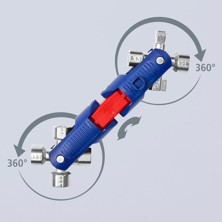 Produktbild Knipex Schaltschrankschlüssel JointKey Quadro (10 mm, 5 mm)