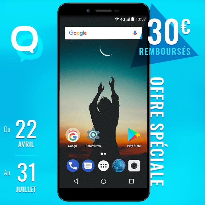Productafbeelding Konrow Sky - Android 7.0 - 4G - 5,5-inch scherm - Dual Sim - 16 GB, 2 GB RAM - Zwart (16 GB, Zwart, 5.50", Dubbele SIM, 4G)