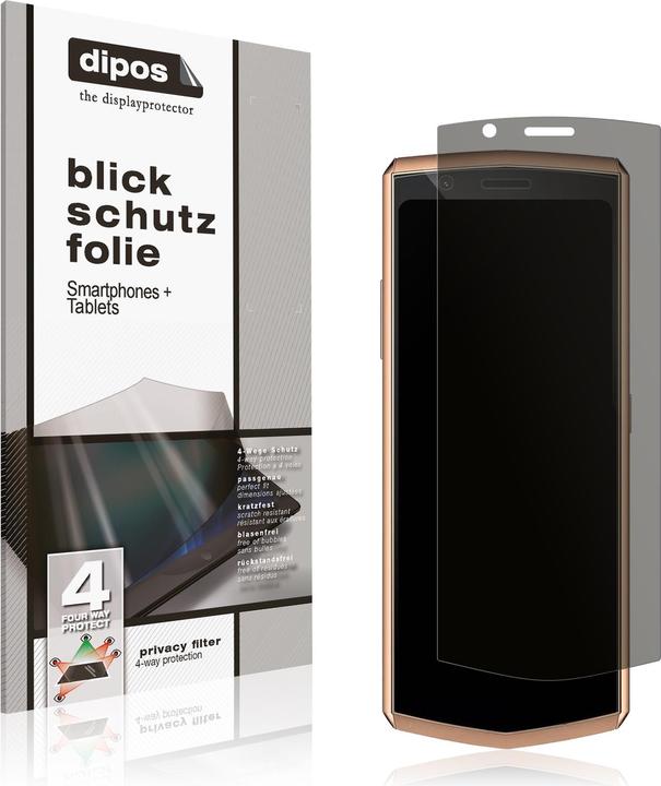 Image du produit Dipos Privacy Film de Protection d’écran 4-Way (1 pièce(s), Cubot Pocket 3)