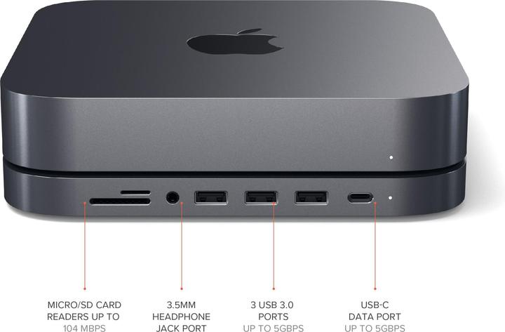 Produktbild Satechi St-Abhfm (USB-C, 4 Ports)