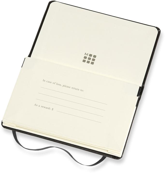 Image du produit Moleskine Business Card Pro Tray Xs, couverture rigide, avec 2 compartiments, noir (6,5 x 10,5 cm, Règle spéciale, Couverture rigide)