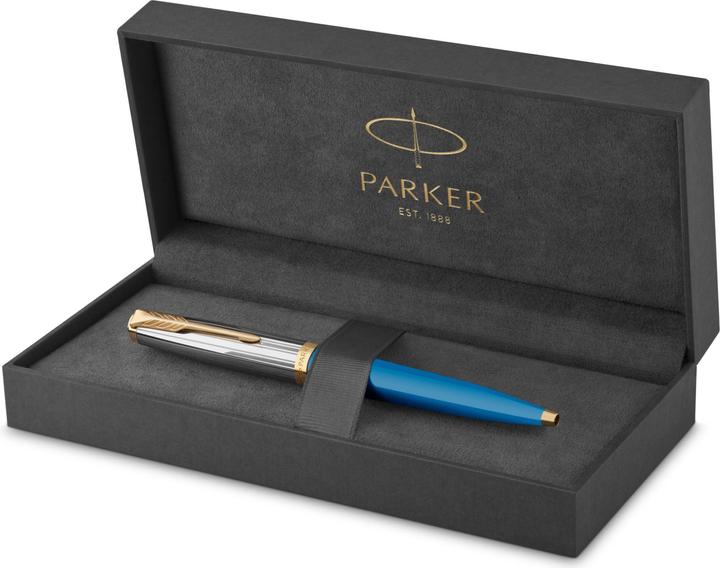 Produktbild Parker Pen Kugelschreiber 51 Premium Turquoise G.C. M (Türkis, 1 x)
