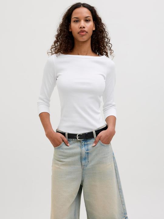 Actual product image JJXX Jxfifi Str 3/4 Boatneck Top Jrs Noos (S)