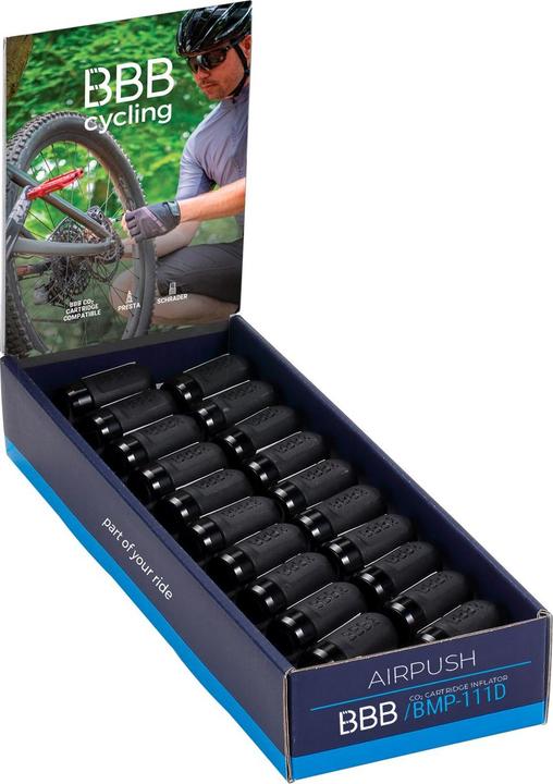 Immagine prodotto BBB Pompa CO2 AirPush scatola da esposizione 20 pezzi