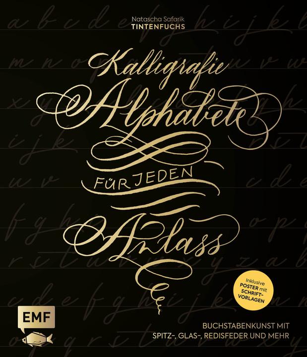 Produktbild Kalligrafie – Alphabete für jeden Anlass (Deutsch, Natascha Safarik, 2020)