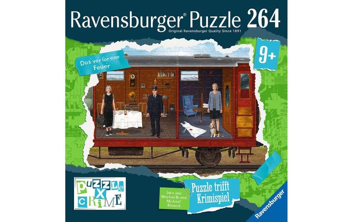 Actual product image Ravensburger Puzzle X Crime Kids: The Lost Fire (264 pieces)