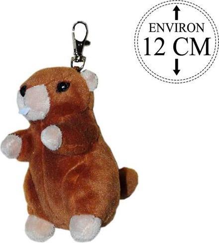 Produktbild TopSpirit Plüschtier Murmeltier Schlüsselanhänger, 12cm