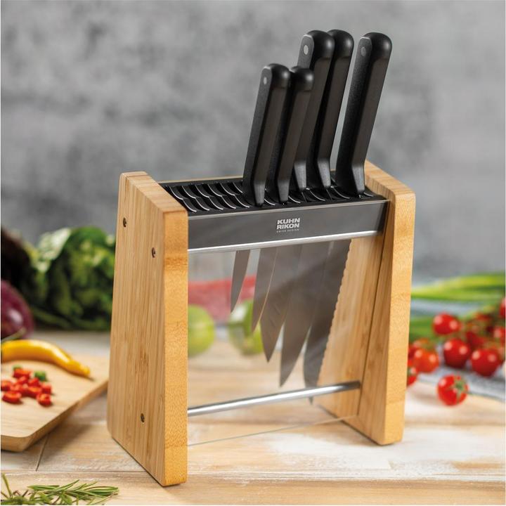 Produktbild Kuhn Rikon Iced Messer + Block Set 6 Stk